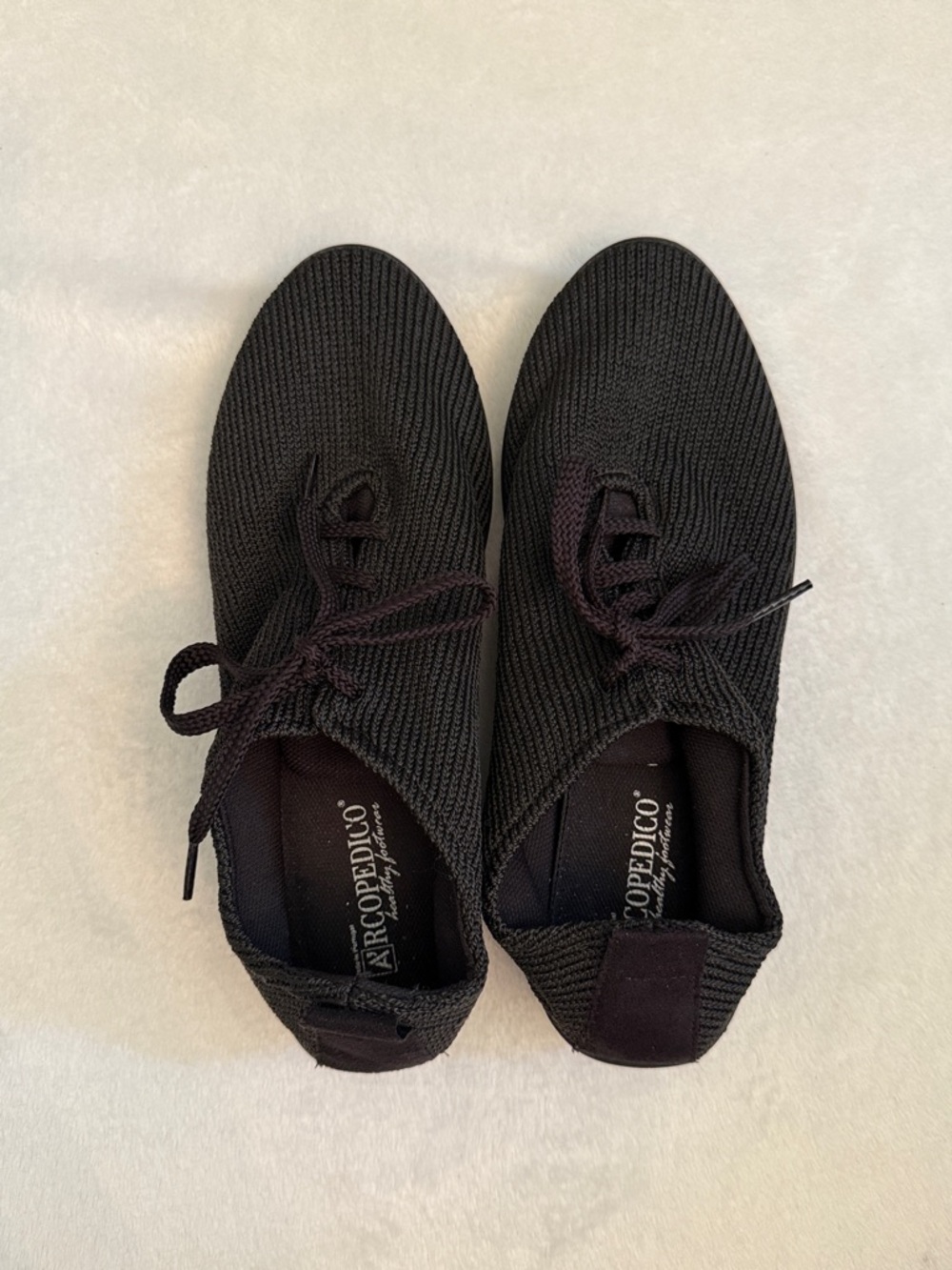 Arcopedico | LS Knit Shocks Vegan Walking Sneakers Black (EU 41 / US 9.5-10) - Picture 5 of 13